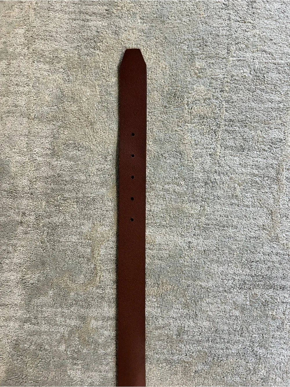 J. Crew Men’s Tan Leather Dress Belt